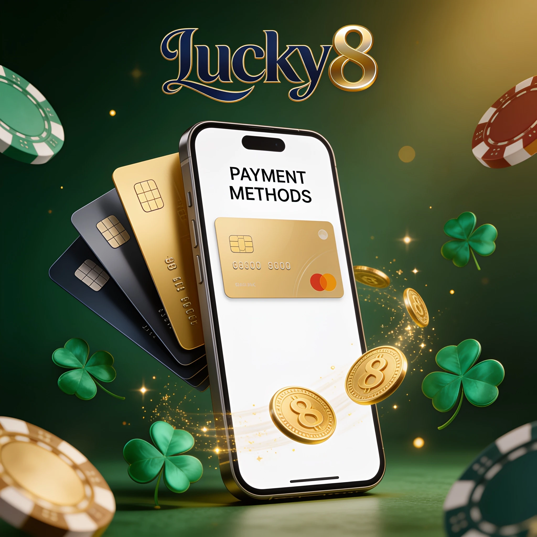 Paiements, dépôts et retraits en euros chez Lucky8